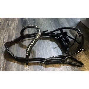 Ice Equestrian Dainty Prestige Marbella - Pony - Anatomical Bridle RHINESTONES